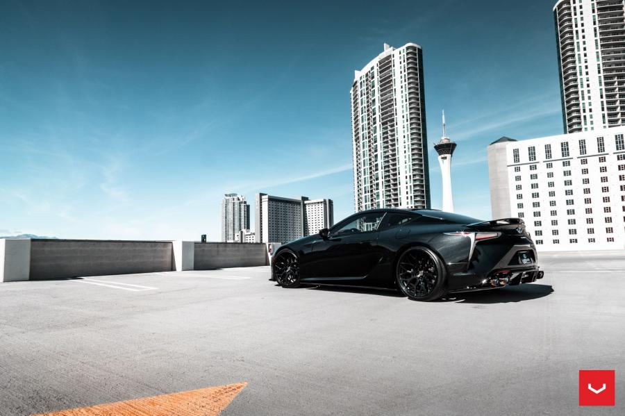  Lexus LC500 Obsidian on Vossen Wheels (HF-2) 2019 года  (фото 7 из 20)